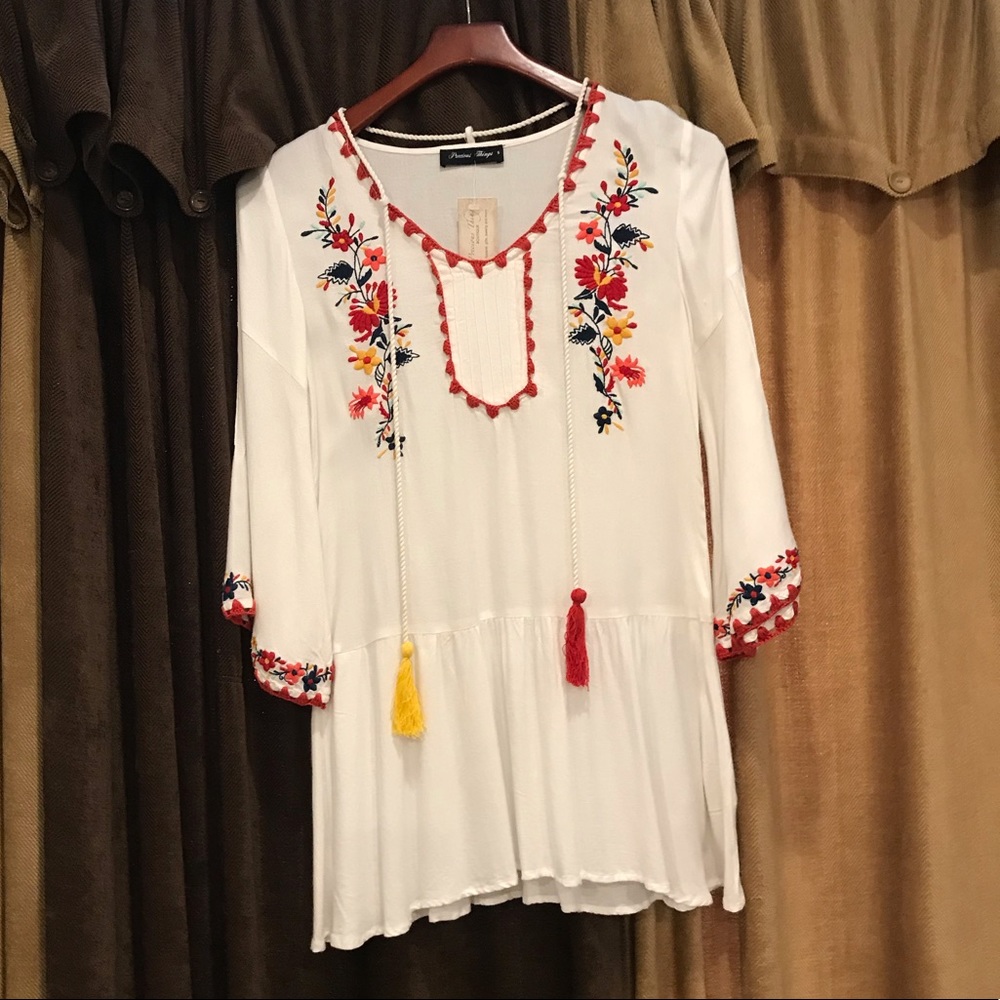 Embroidered dress